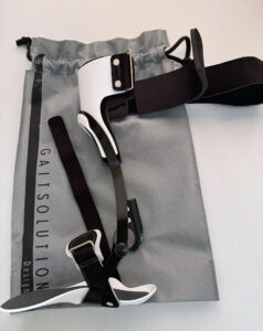 脳梗塞後の歩行訓練で使用している短下肢装具（ゲイトソリューションデザイン）